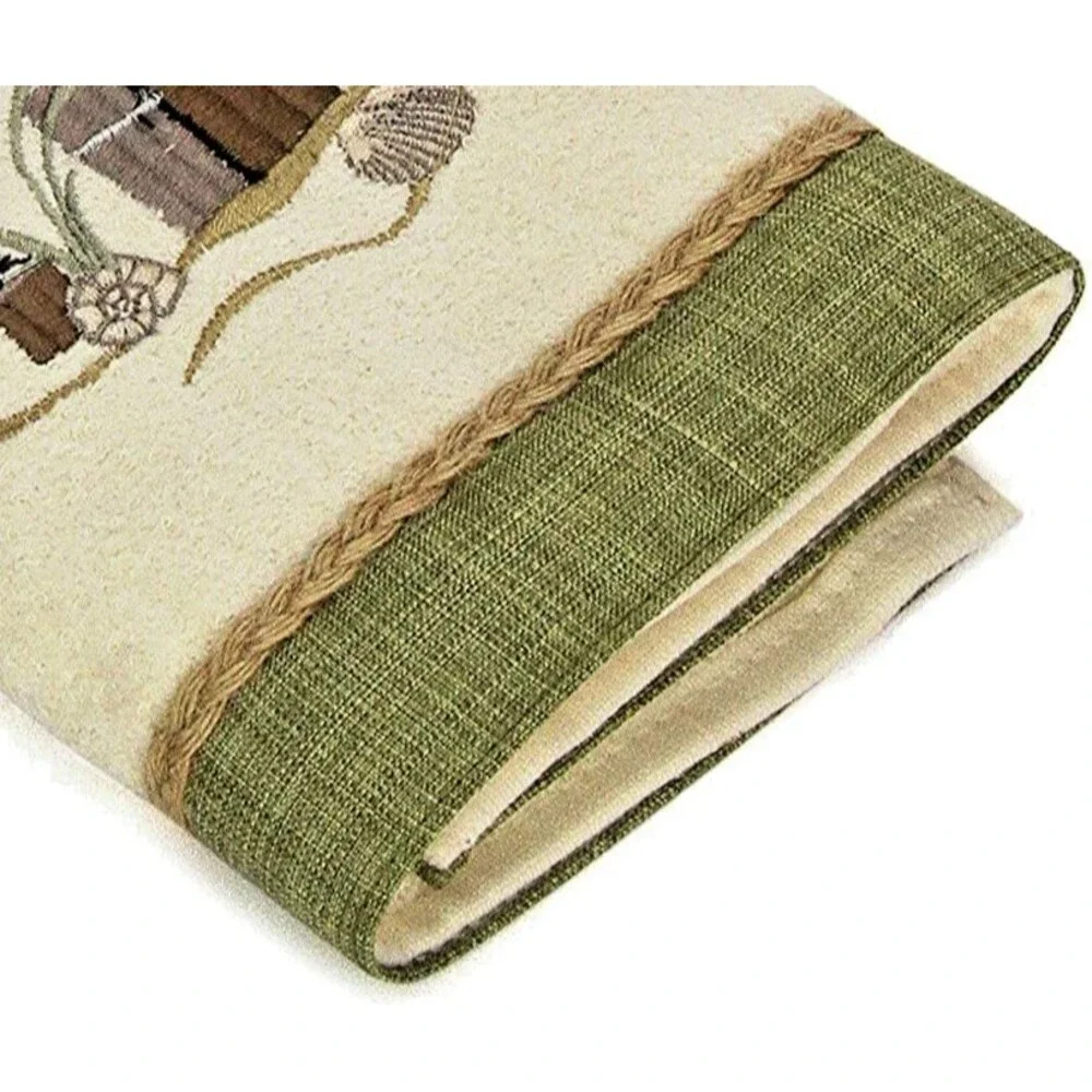 Avanti Sea Birds Bath Towels in Ivory Embroidered Beach Tropical Bath Set of 2